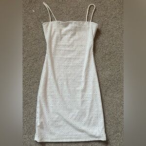 Windsor White Textured Mini Dress